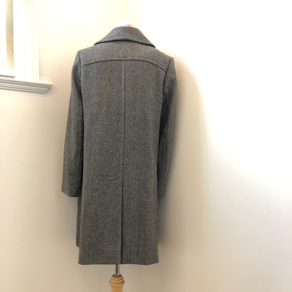 Women’s French Connection Grey Wool Coat, US 0 - Picture 3 of 6